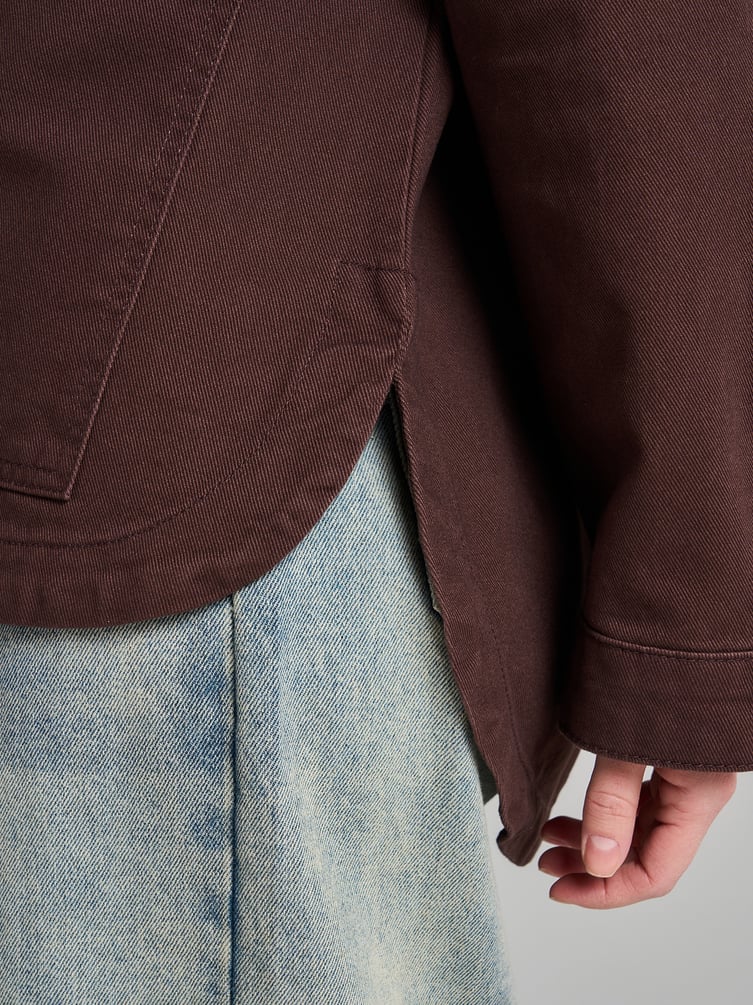 Рубашка джинсовая оверсайз