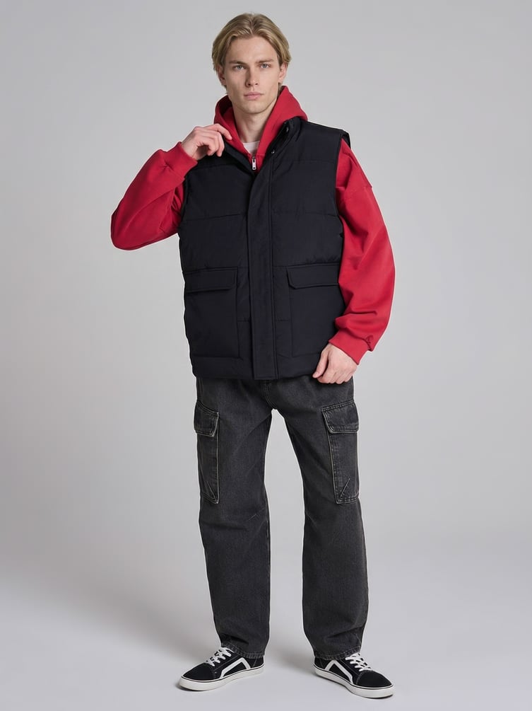 Жилетка стеганая на синтепоне