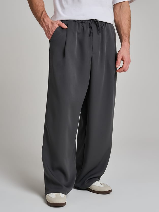 Брюки широкие повседневные