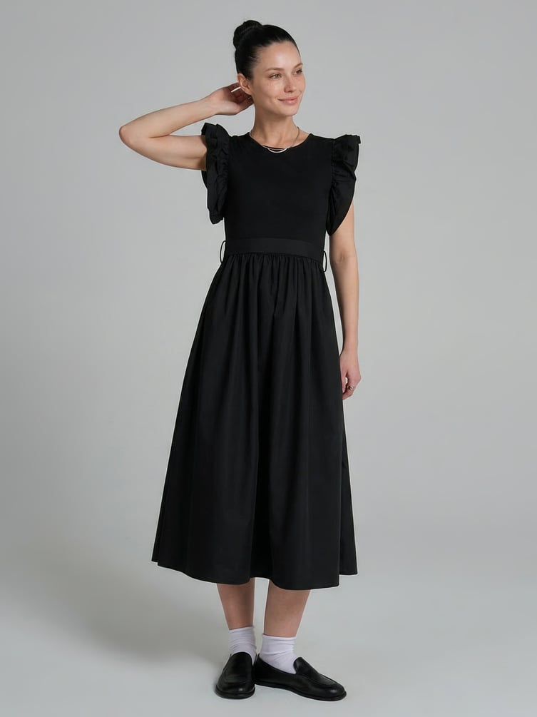 Платье нарядное с воланами