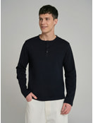 Лонгслив из хлопка с пуговицами