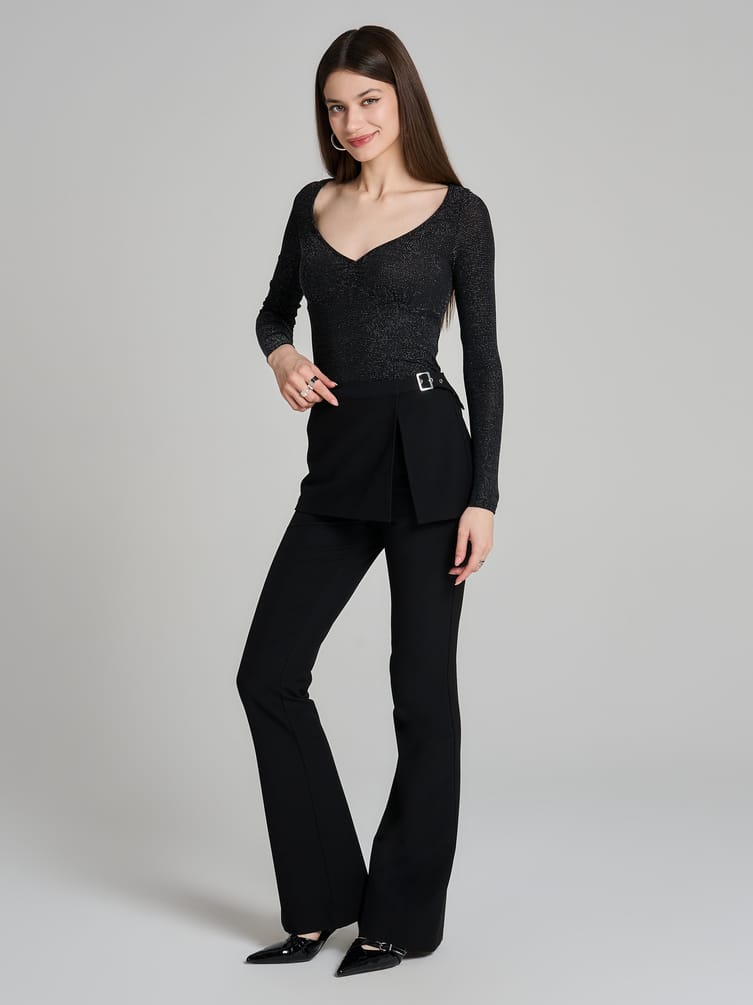 Блузка нарядная с люрексом