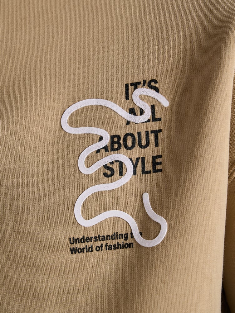 Теплая толстовка с высоким горлом и начесом