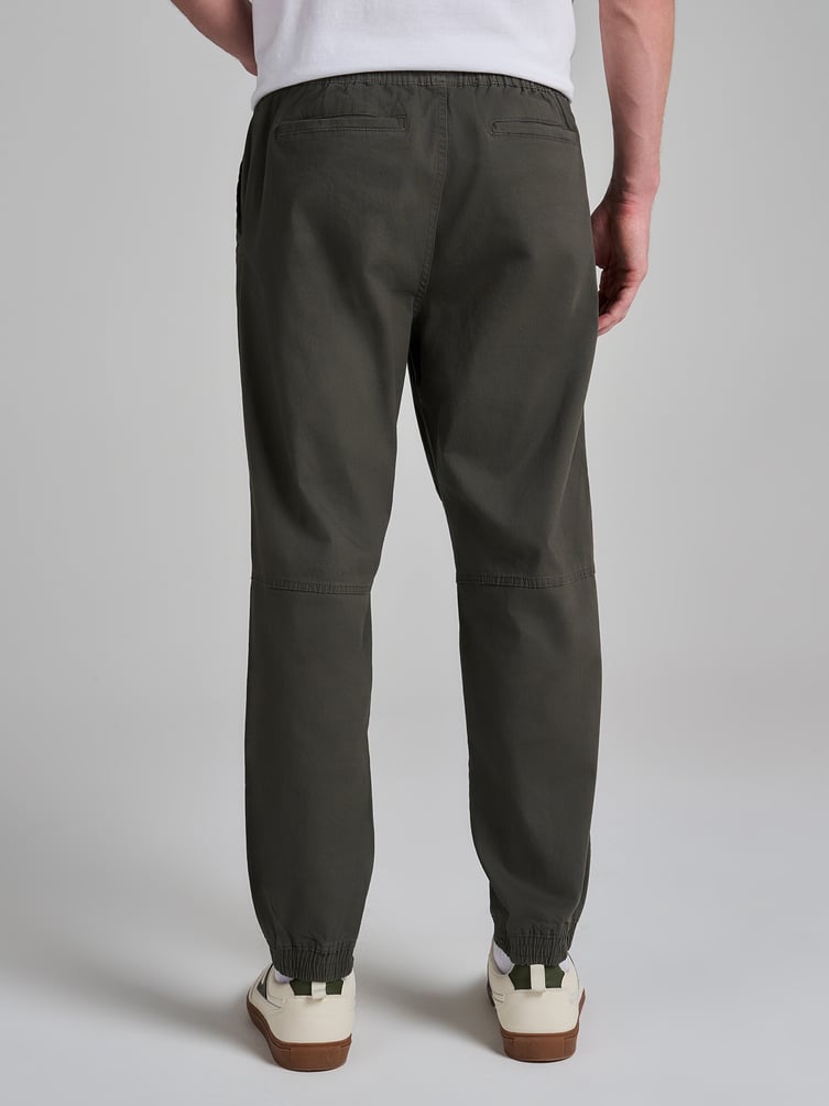 Брюки джоггеры с резинкой по низу