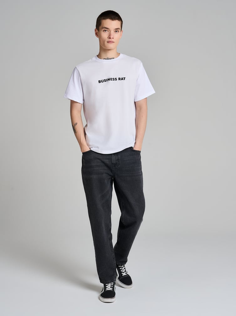 Джинсы укороченный прямого кроя