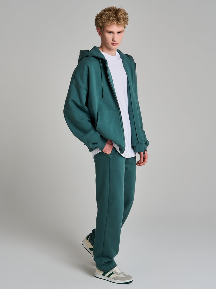 Толстовка зип худи теплая с начёсом