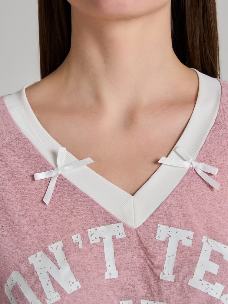 Лонгслив спортивный оверсайз с надписью