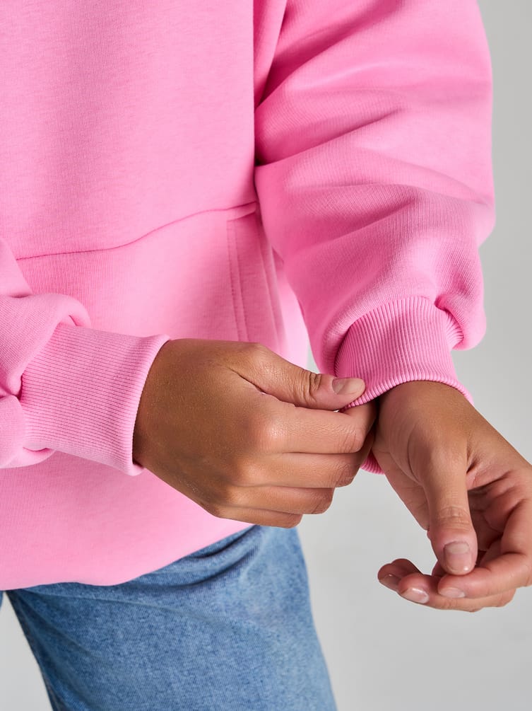 Утепленное худи оверсайз с начесом