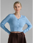 Кардиган укороченный на пуговицах