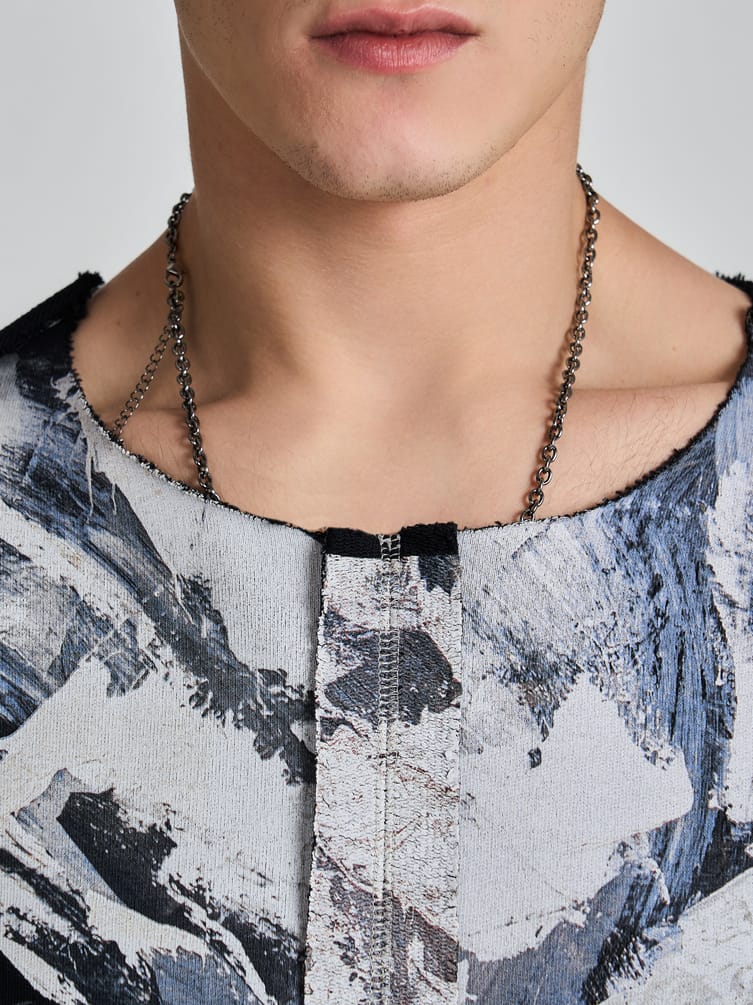 Свитшот оверсайз с принтом Макс Борисов