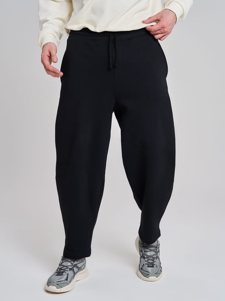 Спортивные широкие брюки с начесом