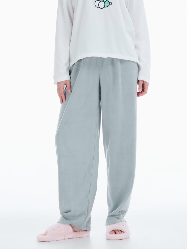 Плюшевая пижама с вышивкой Hello Kitty