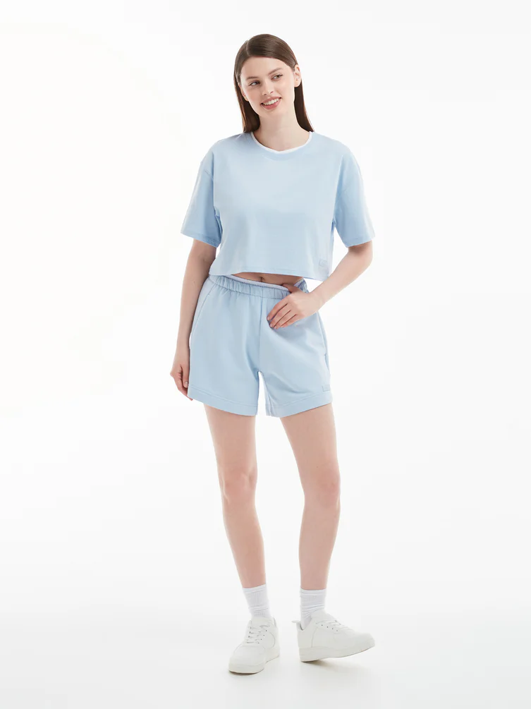Короткая футболка оверсайз Color Basic