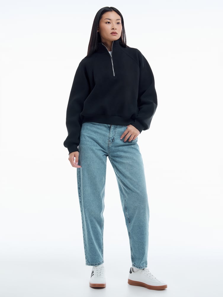 Джинсы Balloon зауженные с высокой талией