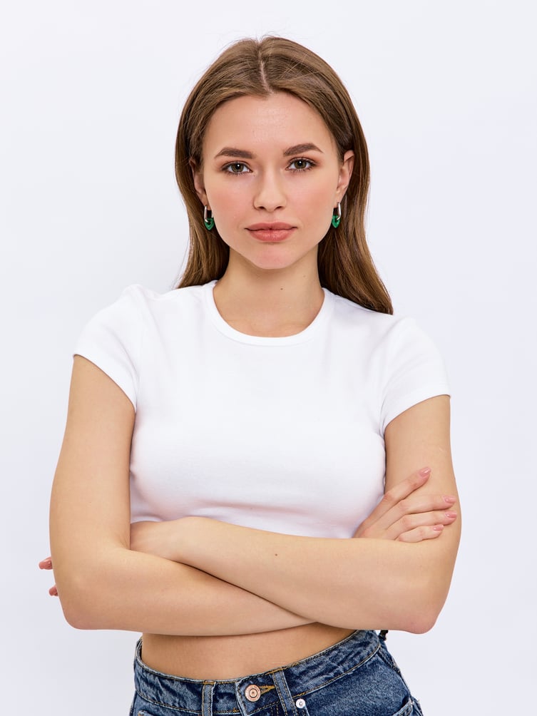 Серьги конго кольца сердца