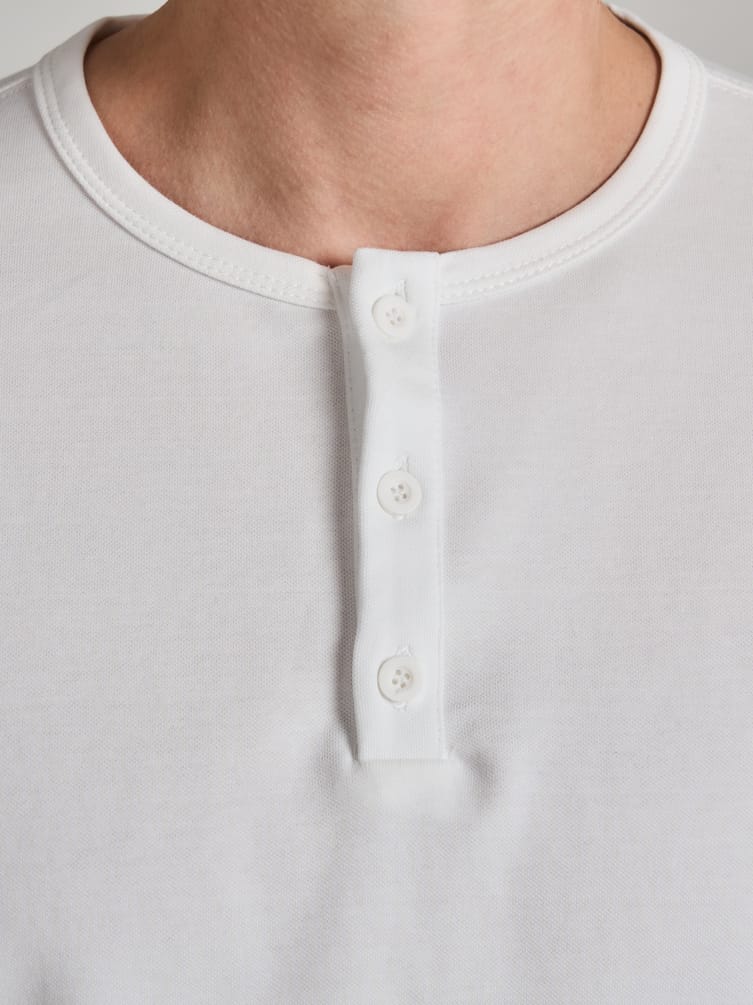 Лонгслив из хлопка с пуговицами