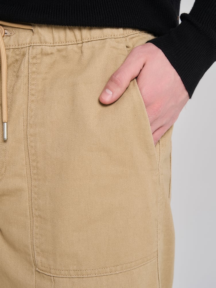 Брюки летние широкие на резинке