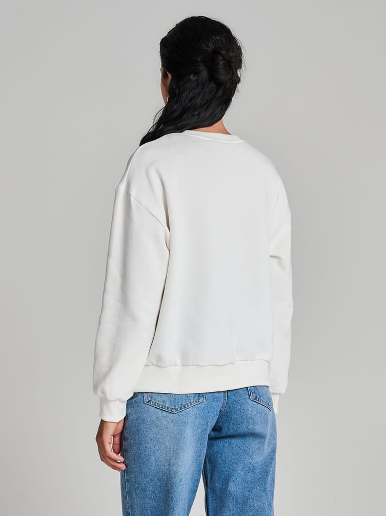 Утепленный свитшот с начесом