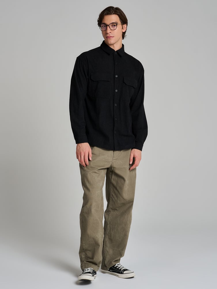 Рубашка вельветовая классическая