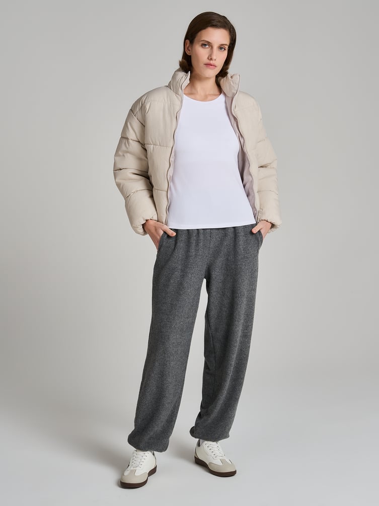 Брюки джоггеры трикотажные