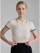 Джемпер-поло с коротким рукавом