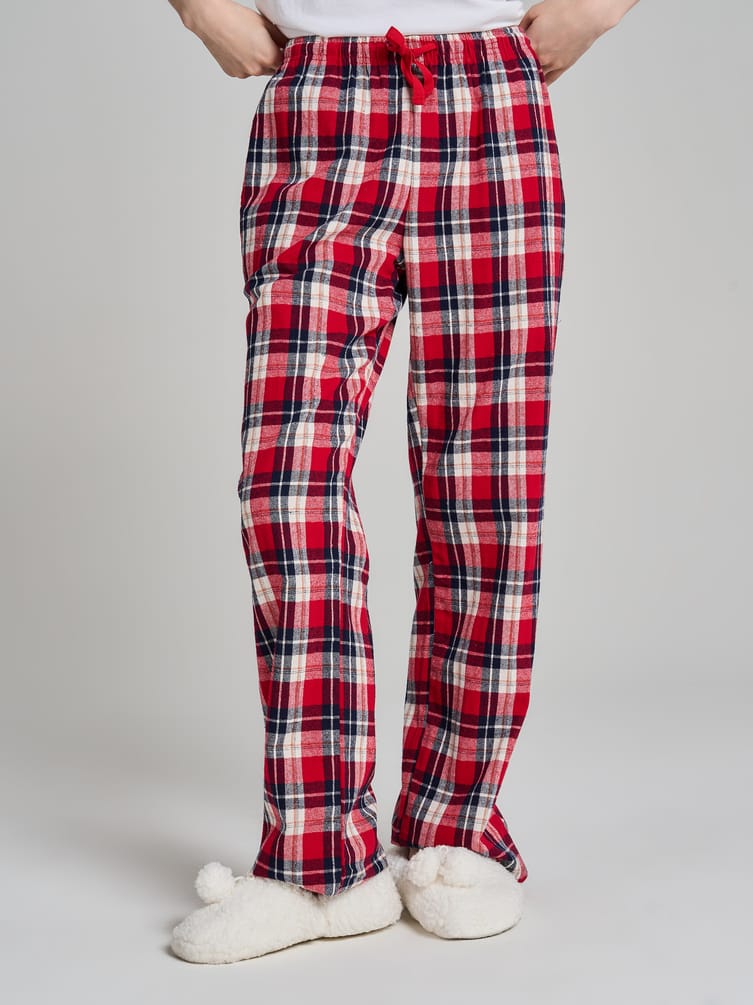 Пижамные брюки в клетку