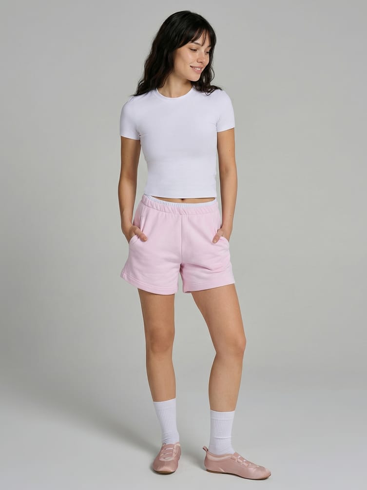 Шорты с эффектом многослойности