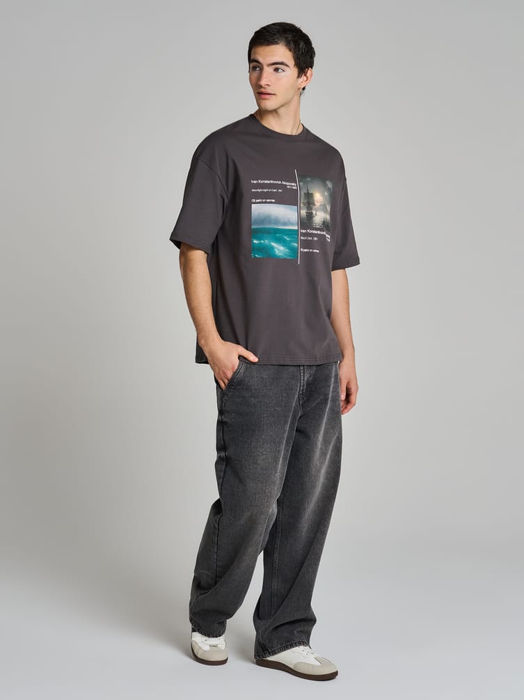 Футболка с принтом картин Третьяковской галереи