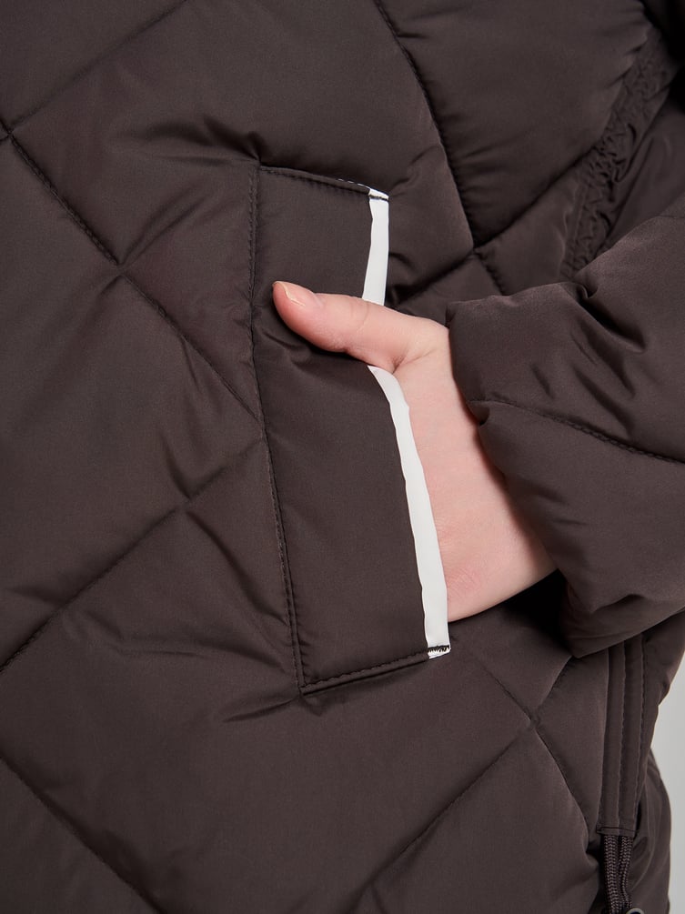 Куртка стеганая с капюшоном