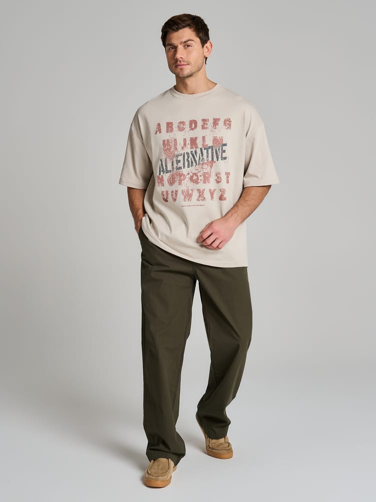 Футболка оверсайз с надписями