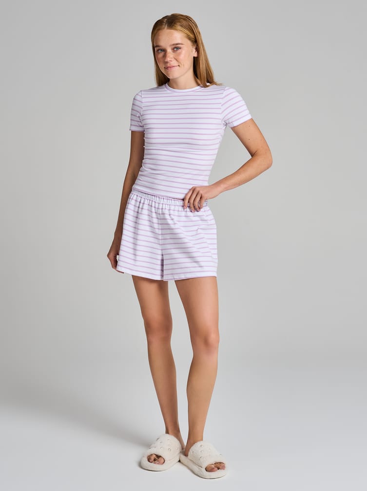 Полосатая пижама из хлопка