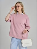 Свитшот трикотажный с коротким рукавом