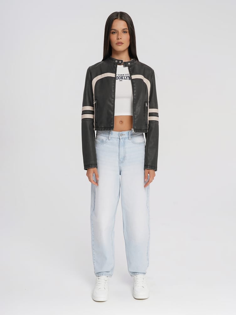 Кожаная куртка косуха