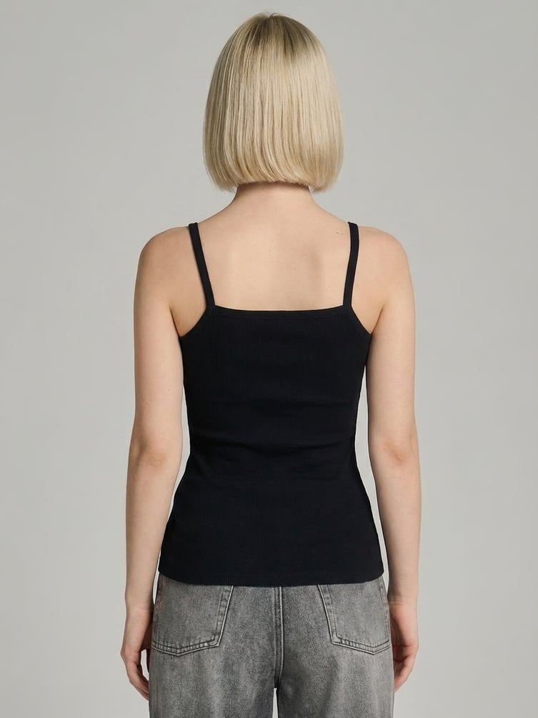 Майка в рубчик с бантиками