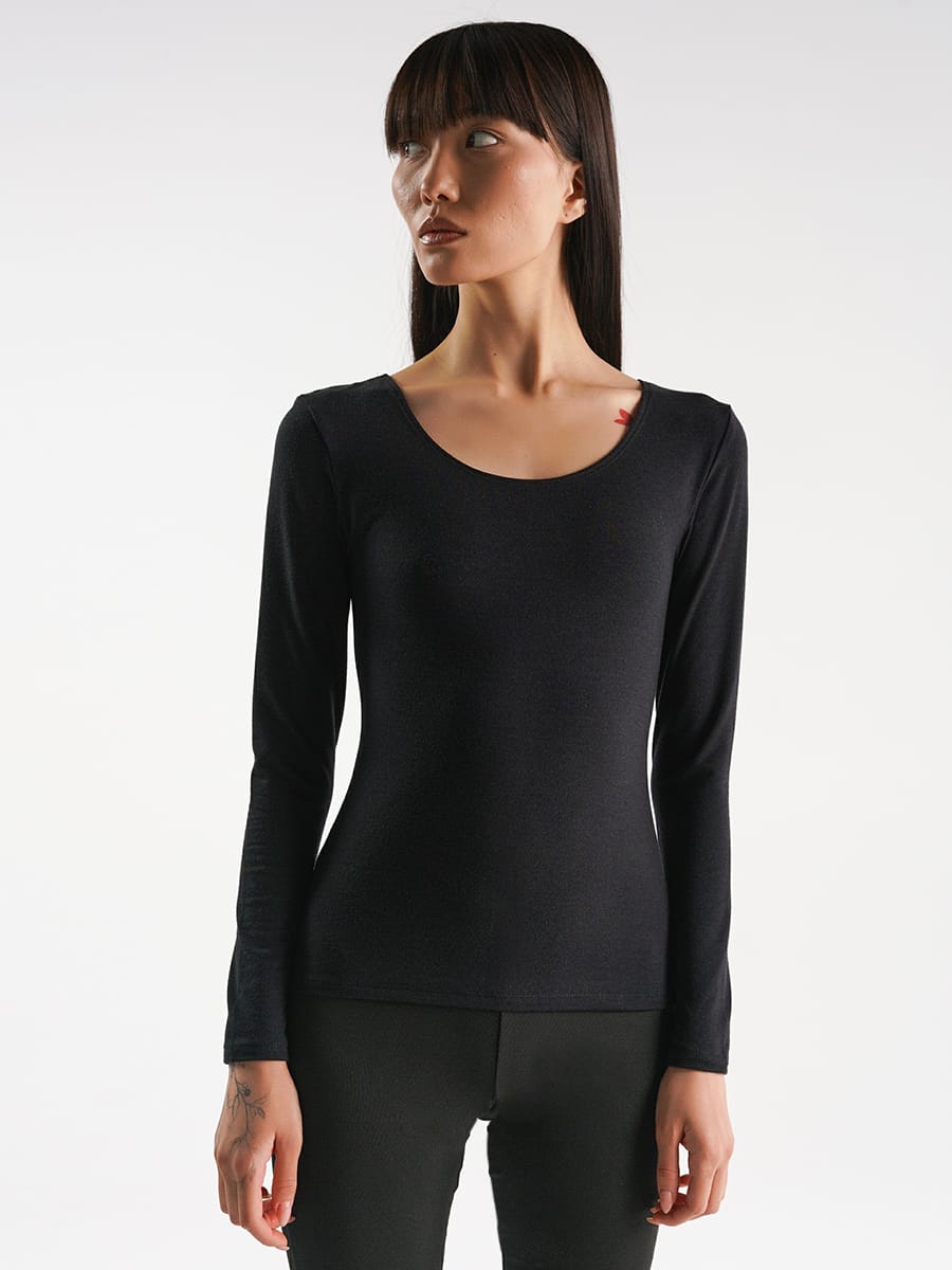 Утепленная термофутболка с длинным рукавом