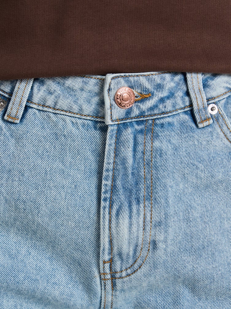 Джинсы Baggy с винтажной стиркой