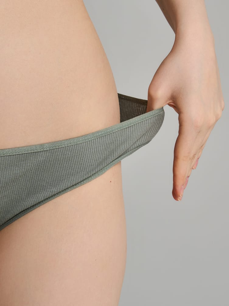 Трусы-слипы - 7 шт. в рубчик