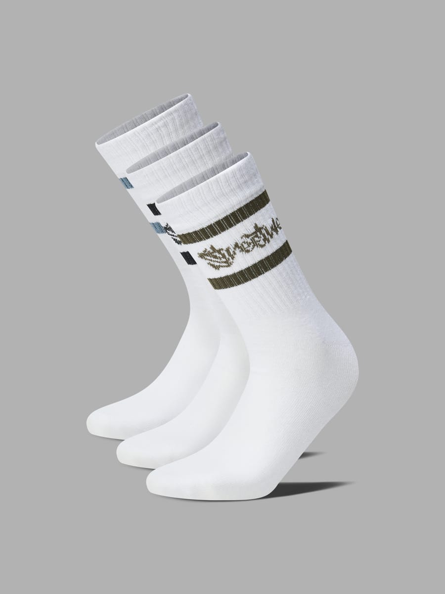 Носки - 3 пары высокие с надписью