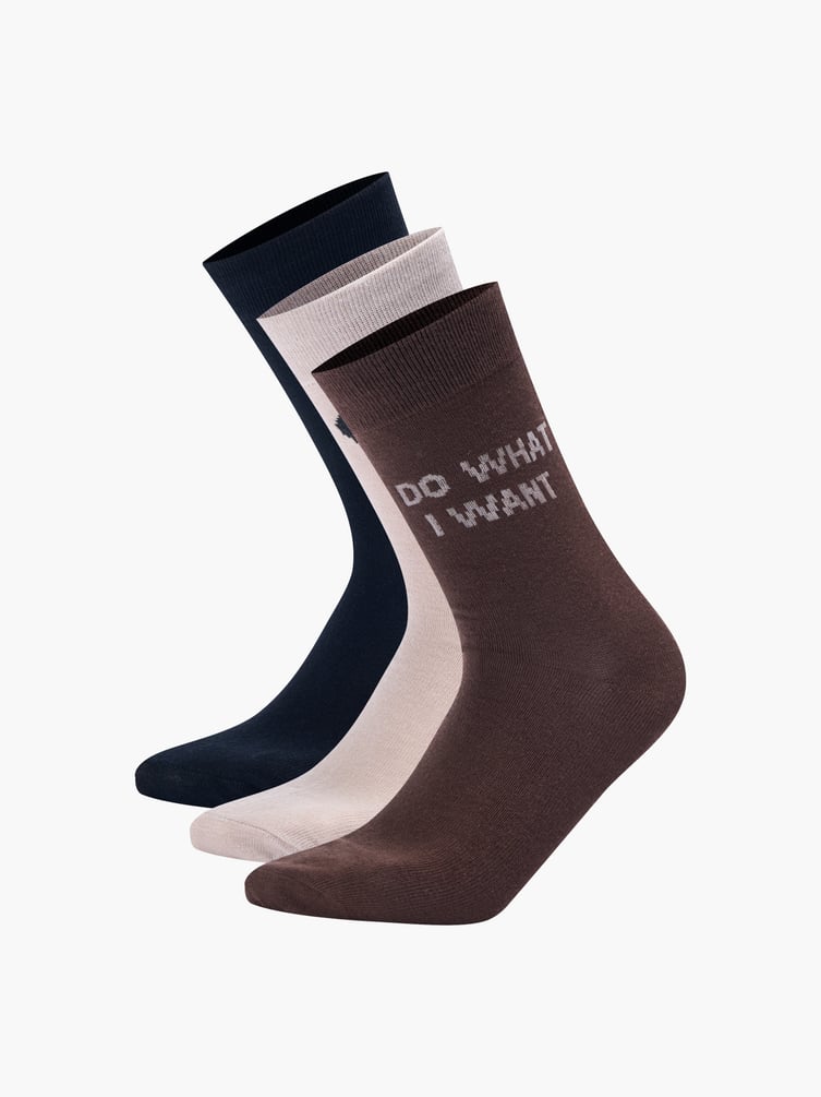 Носки - 3 пары с принтом собаки