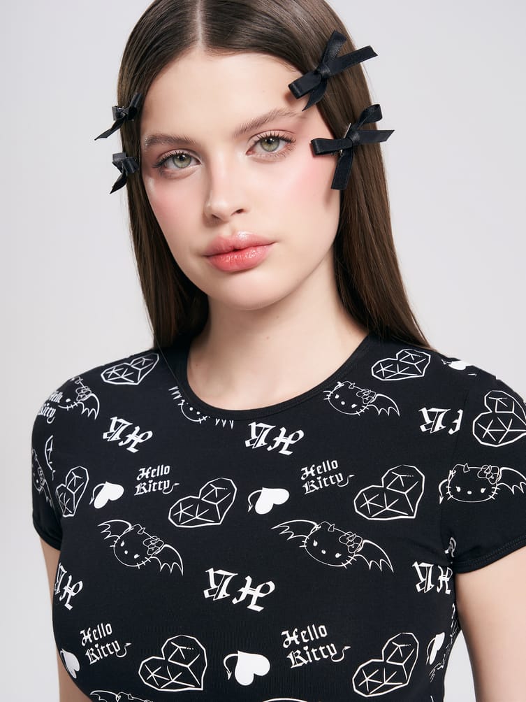 Футболка с принтом Hello Kitty