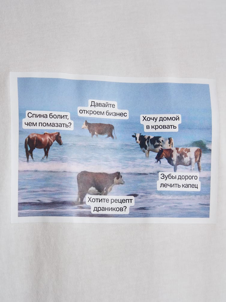 Футболка со смешным принтом