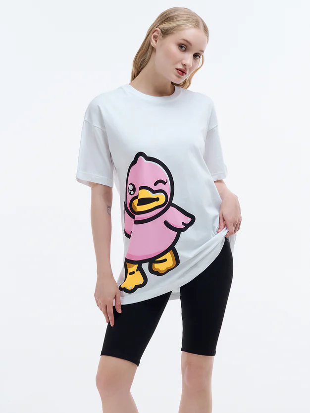 Пижама оверсайз с принтом B.Duck