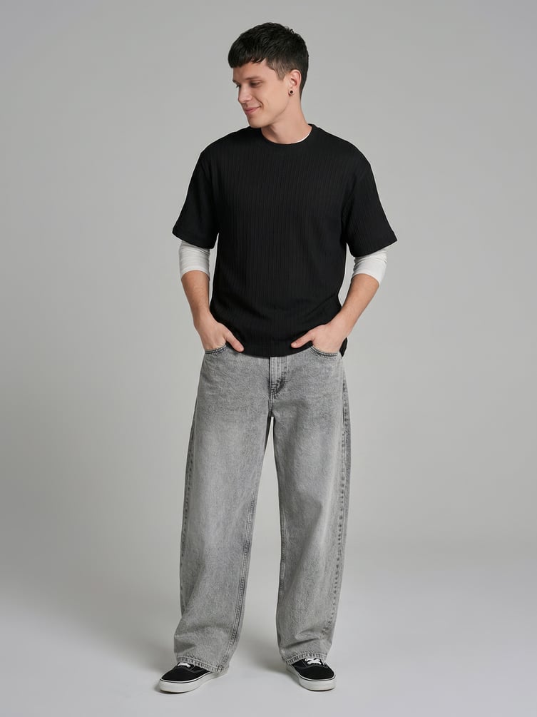 Футболка летняя из жатой ткани