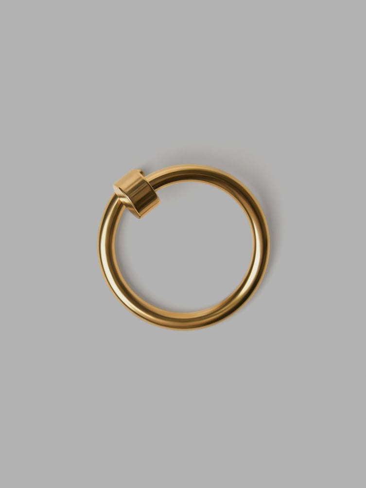 Кольцо незамкнутое гвоздь