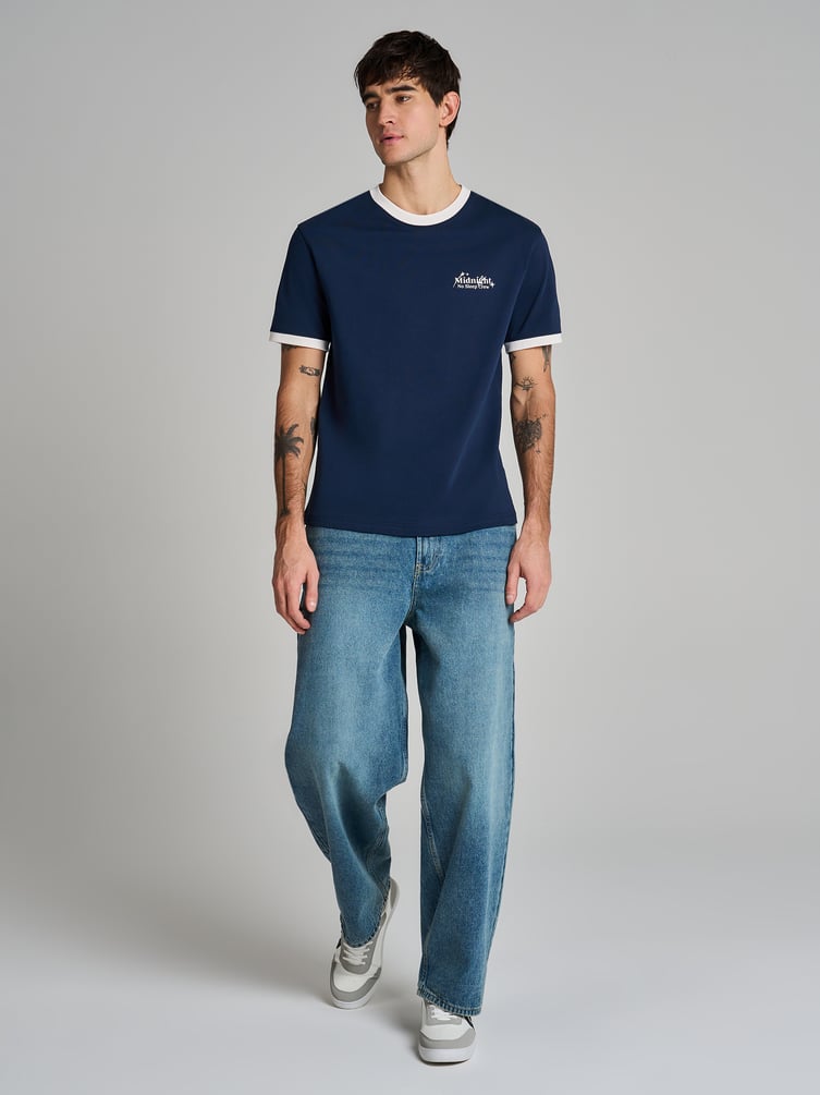 Футболка из хлопка с надписью