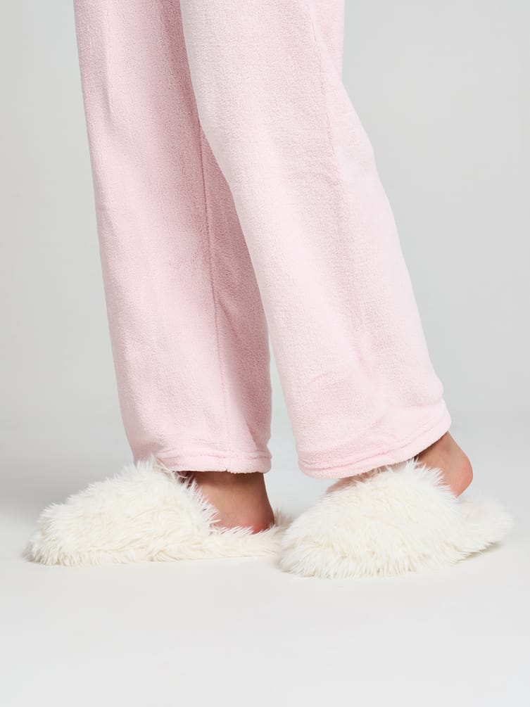 Домашние тапочки плюшевые