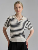 Джемпер трикотажный в полоску