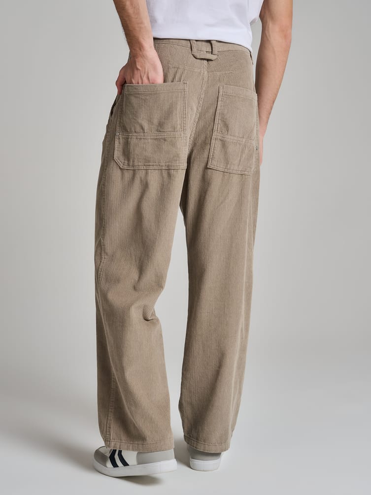 Брюки вельветовые прямые