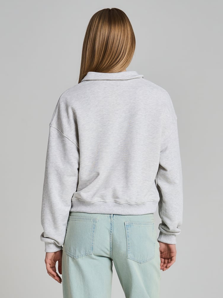 Толстовка поло оверсайз