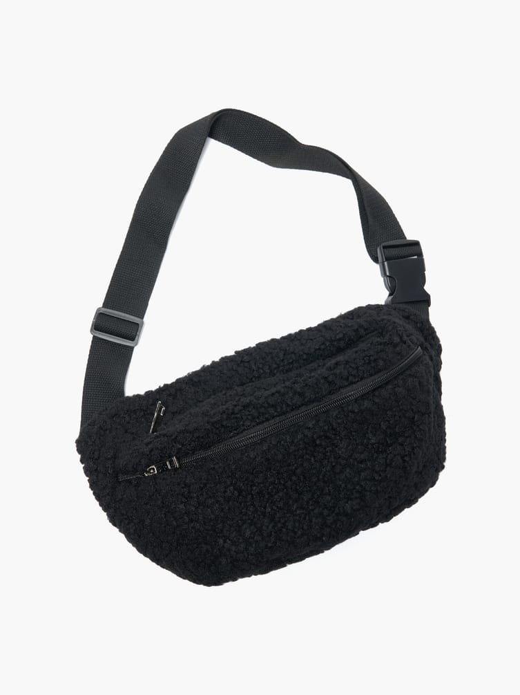 Плюшевая сумка-пояс